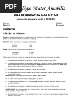 AULA DE GRAMATICA PARA O 2o EJA