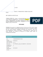 Derecho de petición para declarar nulidad de multa de tránsito