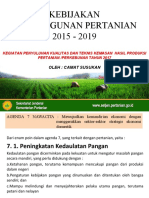 Kebijakan Pembangunan Pertanian PA CAMAT