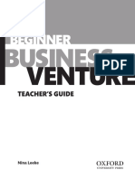 Oxford - Business Venture Beginner Teacher - S Guide