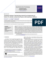 Topology Design of Optimizing Material Arrangements of Beam-To-Column Connection Frames With Maximal Stiffness