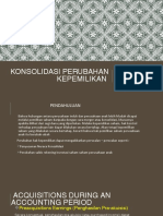 Konsolidasi Perubahan Kepemilikan: Kelompok 8