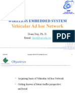 Wireless Embedded System: Vehicular Ad Hoc Network