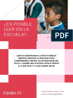 ¿Es Posible Leer en La Escuela