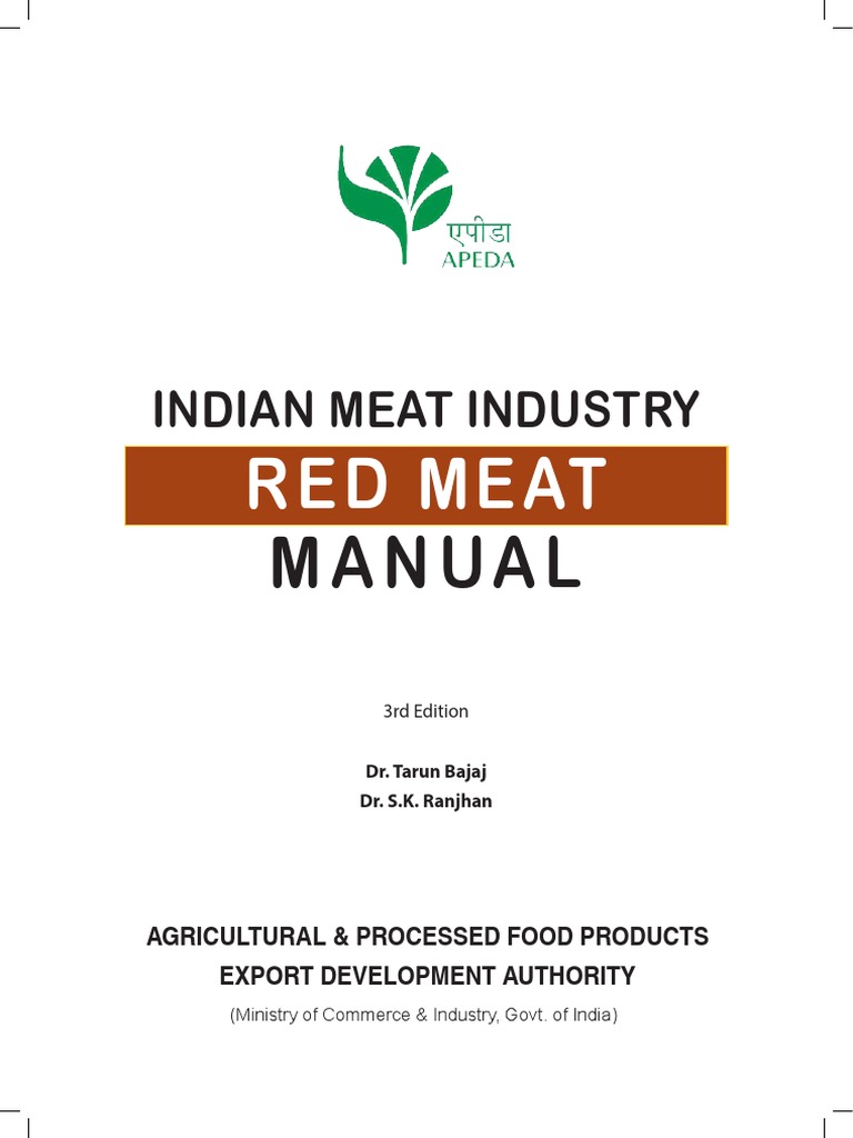 Red Meat Manual | PDF | Meat | Livestock