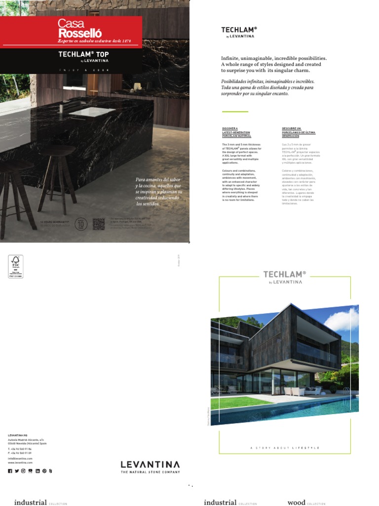Catalogo Porcelanato Techlam | PDF | Naturaleza