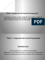 Presentación Control Presupuestal