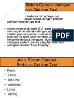 Jenis-Jenis Sistem Operasi Jaringan Berbasis Gui Dan Text