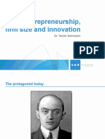 Entrepreneurship, Firm Size and Innovation: Dr. Tamás Sebestyén