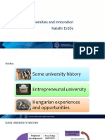 Universities and Innovation