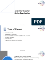 Candidate Guide For Online Examination: Sensitivity: Internal & Restricted