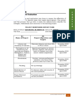 Monitoring and Evaluation: C H A P T E R 4