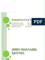 Pakistan Economy: Muhammad Kashif BUS-17F-014 Hizbullah Chandio BUS-17F-0 Ibrahim Sohail BUS-17F-013