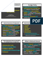 Foreign Policy National Interest and Diplomacy