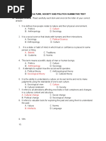 Understanding CSP Summative Test
