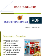 Amira Foods (India) LTD: Modern Trade Market Servey