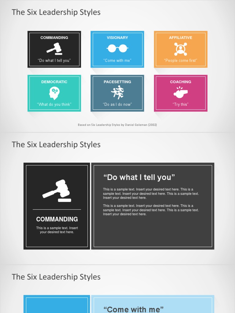 Goleman's Six Leadership Styles Explained | PDF