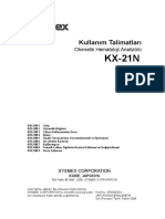 Sysmex KX-21N OI Turkce