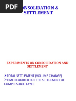 Consolidation & Settlement