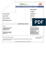 Acknowledgement Slip - Online Demographics Update