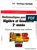 Algèbre Et Géométrie, 2e Année. Cours Et Exercices Avec Solutions - François Liret, Dominique Martinais