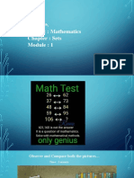 Class 7 - Subject: Mathematics Chapter: Sets