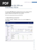 Como Crear SSL VPN Con SonicWALL TZ210