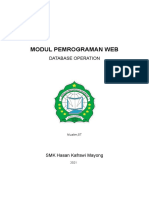 Modul Pemograman Web Database - Doc - 0
