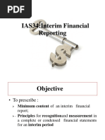 IAS34:Interim Financial Reporting