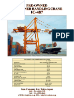 Pre-Owned Container Handling Crane