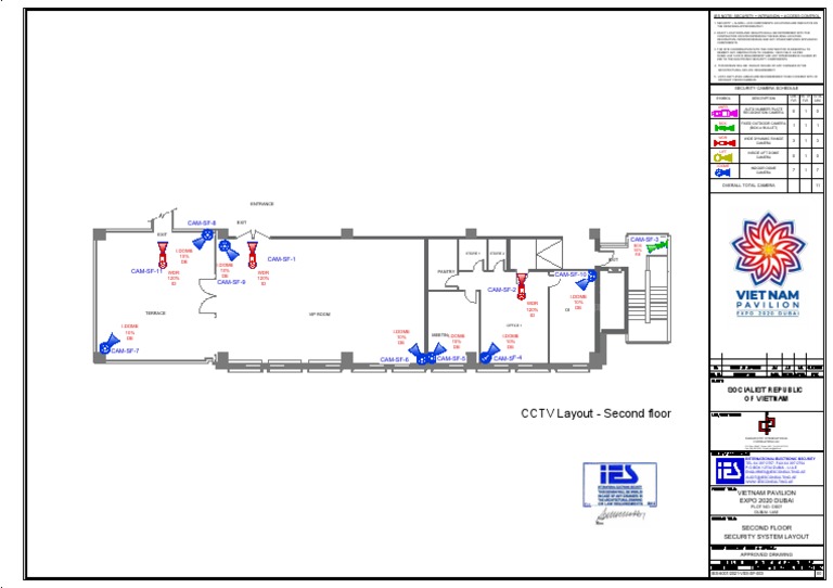 CCTV Layout - Second Floor: CAM-SF-8 | Download Free PDF | Equipment ...