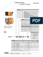 "K" Series Metering Pumps: Data Sheet