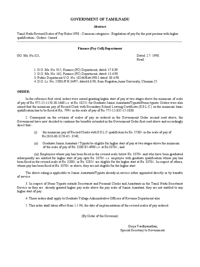 G.O.Ms - No.321 DT 02.07 | PDF | Social Institutions | Social Science