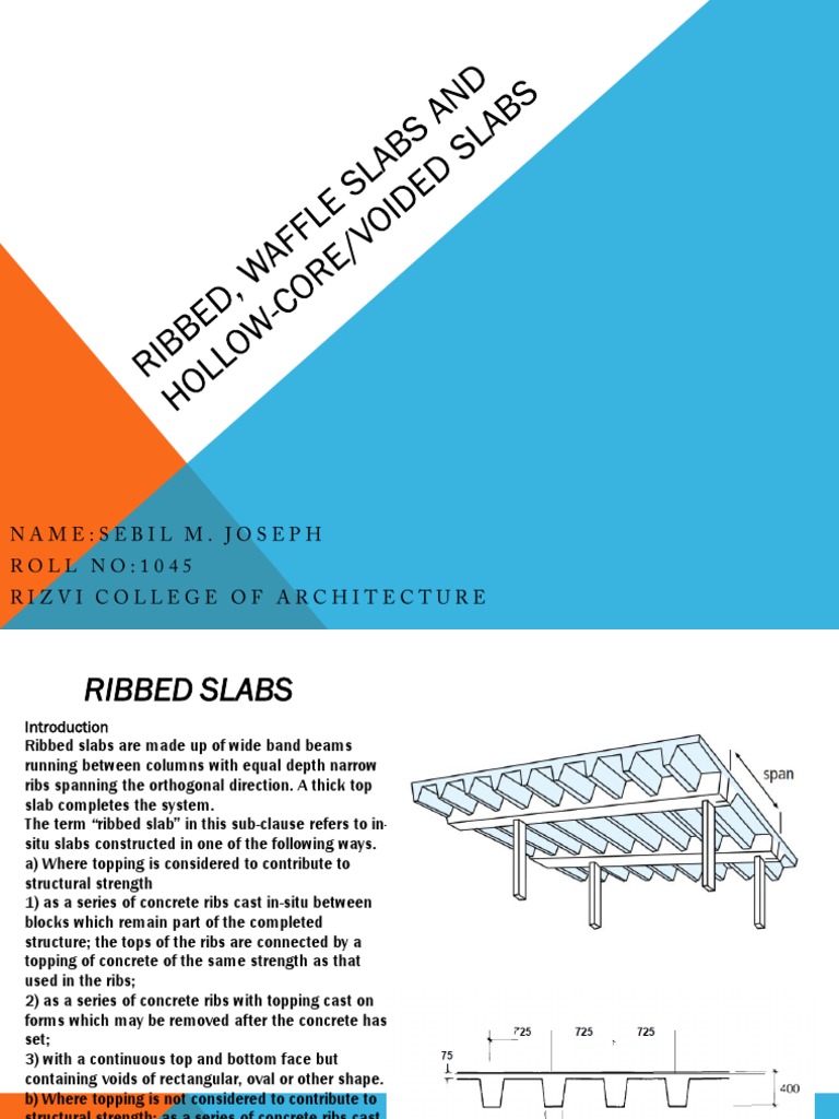 Ribbed vs Waffle Slabs Overview | PDF | Concrete | Prestressed Concrete