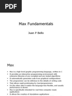 Max Fundamentals: Juan P Bello