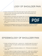 Epidemiology of Shoulder Pain