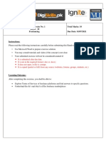 Hands - On Exercise No. 1 Batch - 10 Freelancing Total Marks: 10 Due Date: 01/07/2021