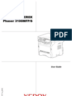 Xerox Phaser 3100MFP/S: User Guide