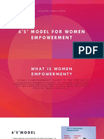 6'S' Model For Women Empowerment: JAYANTH-20BAI10036
