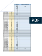 Data Input Sheet
