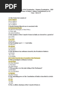 Constitutional Law II MCQ BSL IV