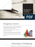Budgetary Control: Ruchirapatil