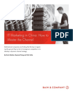 IT Marketing in China: How To Master The Channel