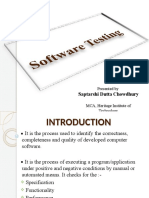 Software Testing PP T