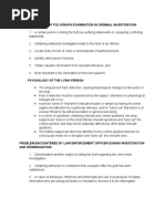 Objectives of PolygraphExamination in Criminal Investiation and Significant Points in Polygraph Examination