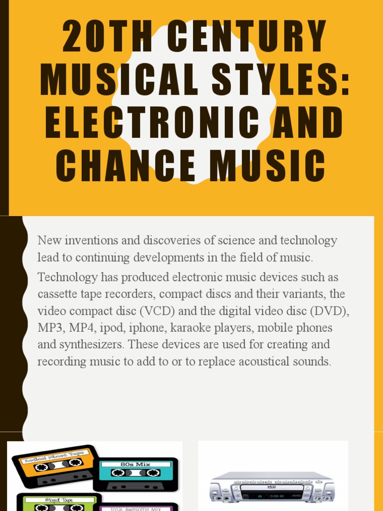 20th Century: Electronic & Chance Music | PDF | Electronic Music | Tape ...