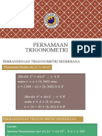 Persamaan Trigonometri