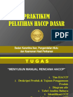 Praktek Penyusunan HACCP