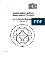 EPA Environmental Justice Small Grants Application Guidance