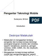 Pengantar Teknologi Mobile